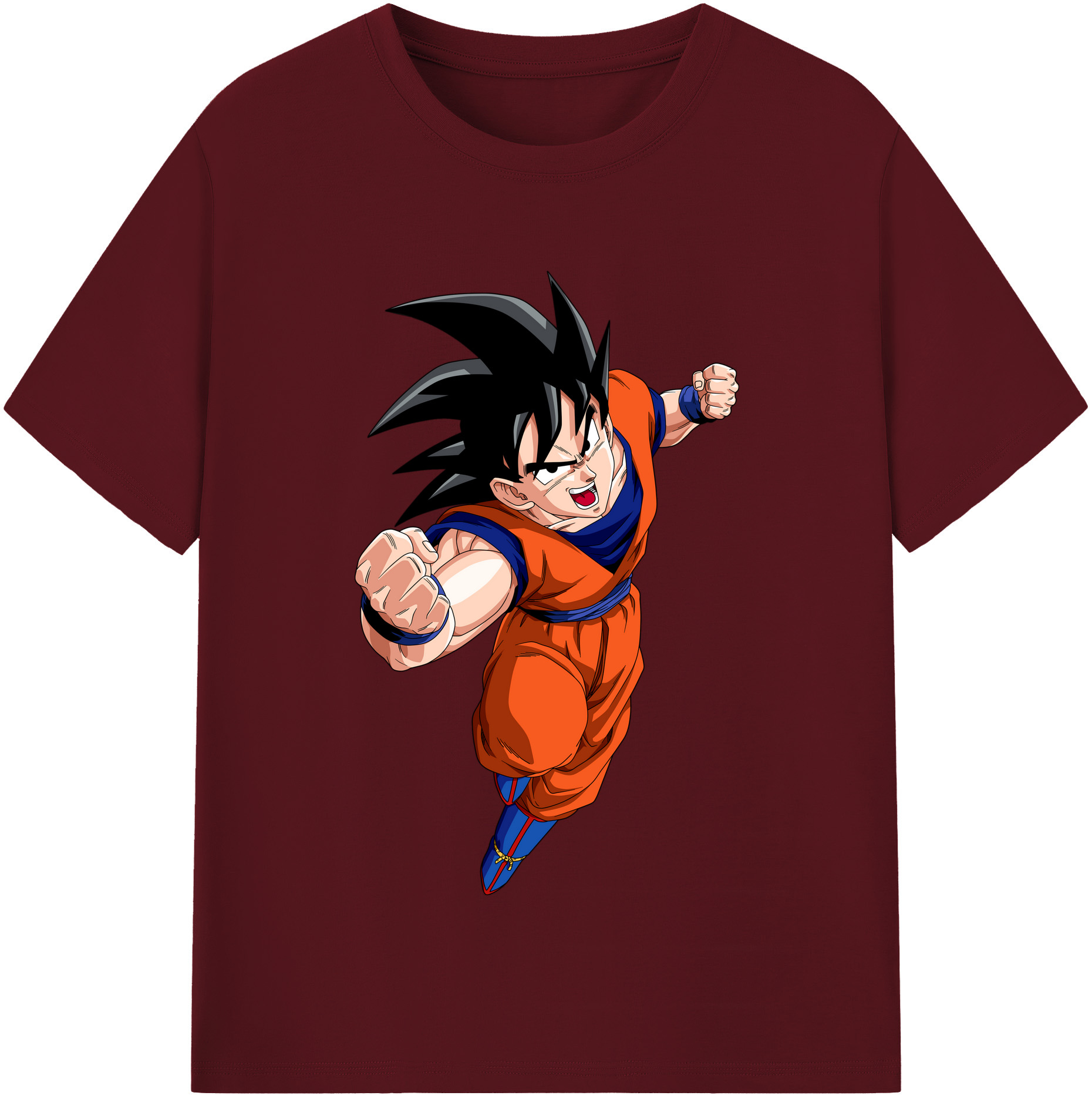（画像用） ドラゴンボール 孫悟空（そん ごくう）Son Goku カカロット DRAGON BALL Kakarotto 綿100％半袖Tシャツ（フロントプリント）